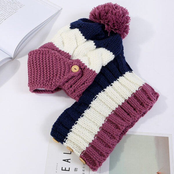 Ymsaid Fashion Winter Hat Thickened Cotton Women's Hat Warm PomPoms Hats For Women Girl Knitted Beanies Female Skiing Cap - Image 4