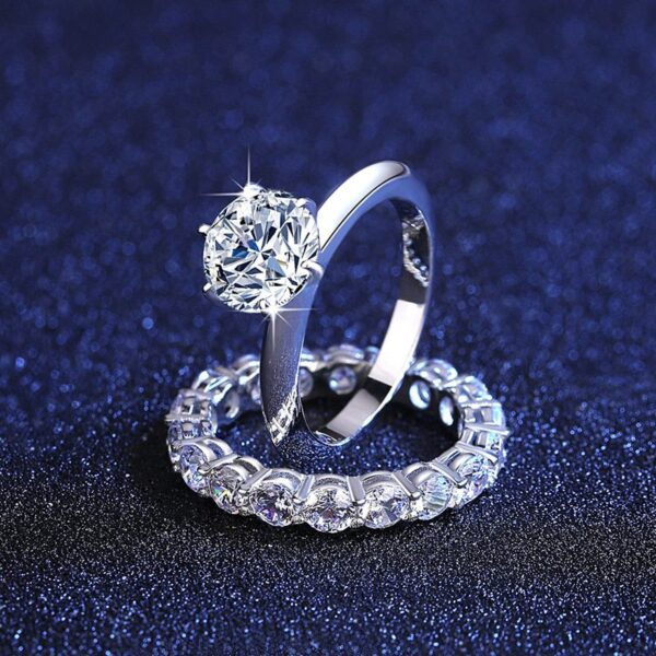 Women's Real Moissanite Ring - Image 5