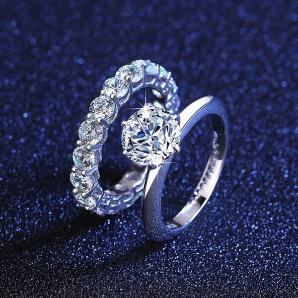 Women's Real Moissanite Ring - Image 2