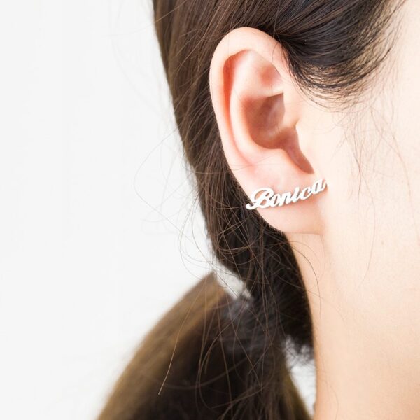 Personalized Name Earrings For Women