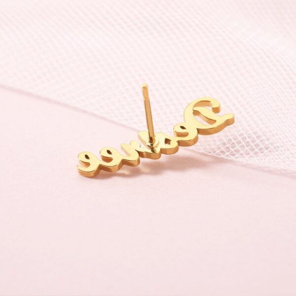 Personalized Name Earrings For Women - Image 4