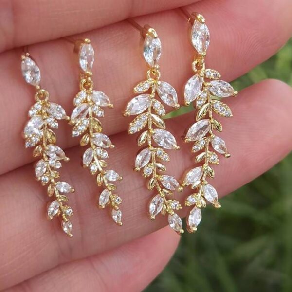 Women's Leaf Shaped Earrings