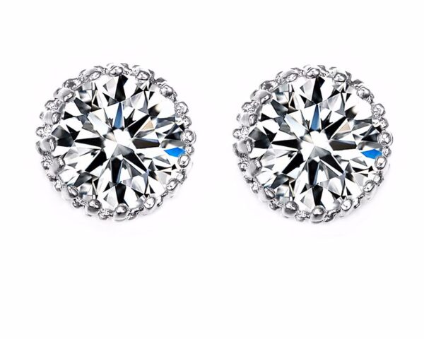 Top Quality Ladies' Cubic Zirconia Stud Earrings - Image 6