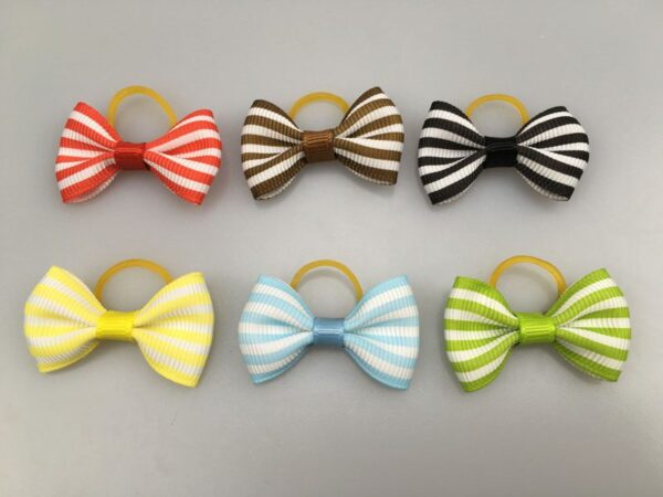 Cute Ribbon Hair Bows for Pets - 2, One Size