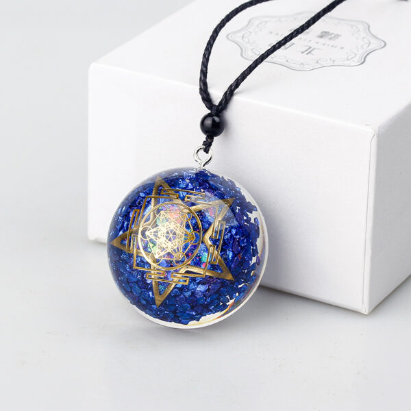 Orgone Energy Pendant Gemstone Yoga Pendant - Image 10