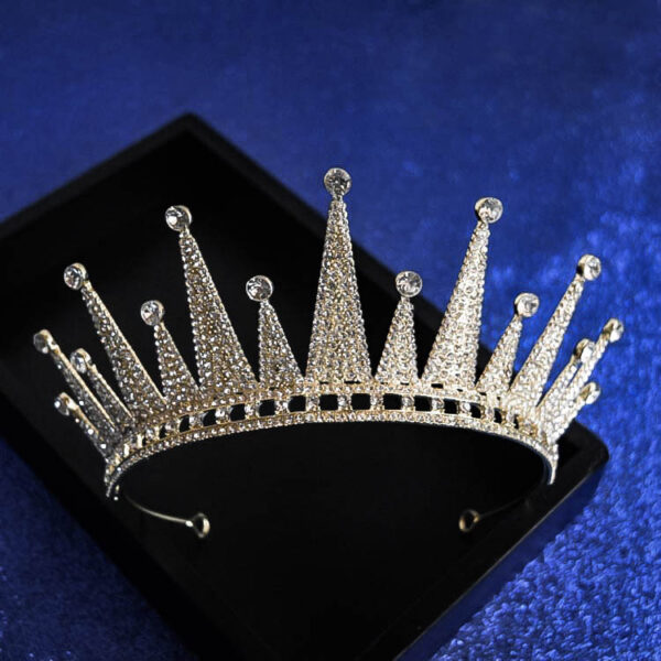 Luxury Sparkling Crystal Floral Bridal Jewelry Sets Rhinestone Tiaras Crown - Image 3