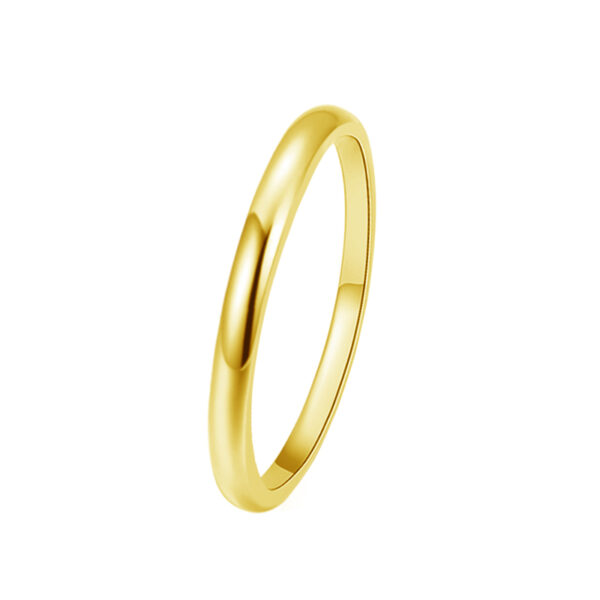 Titanium Steel 18k Gold Tail Ring - Image 6