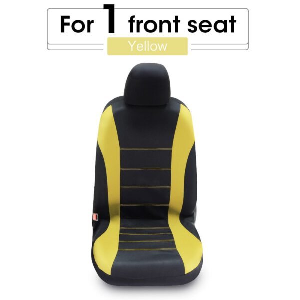 Breathable Seat Cover For Car - 1 seats-Yellow