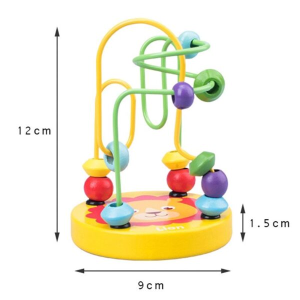 Wooden Montessori Bead Maze Toy - Image 5