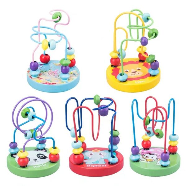 Wooden Montessori Bead Maze Toy