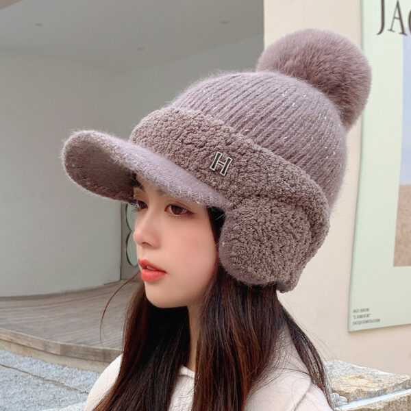 Women's Autumn And Winter Ear Protection Warm Baseball - Image 4