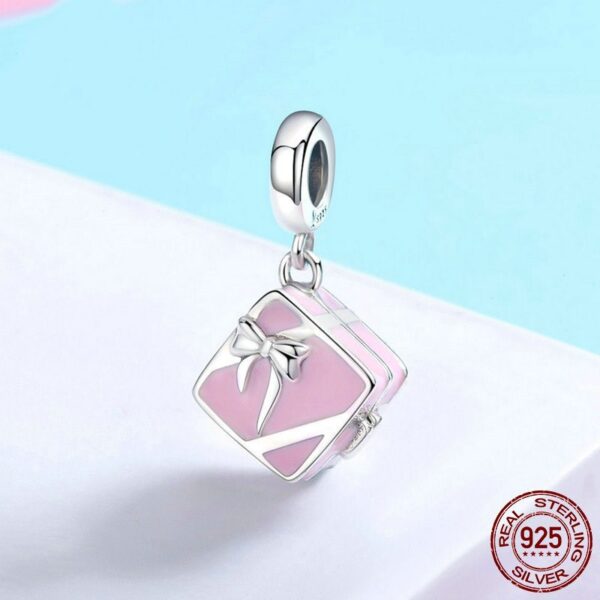 Silver Pendant DIY Beaded Lady Bracelet Accessory Charm - Image 2