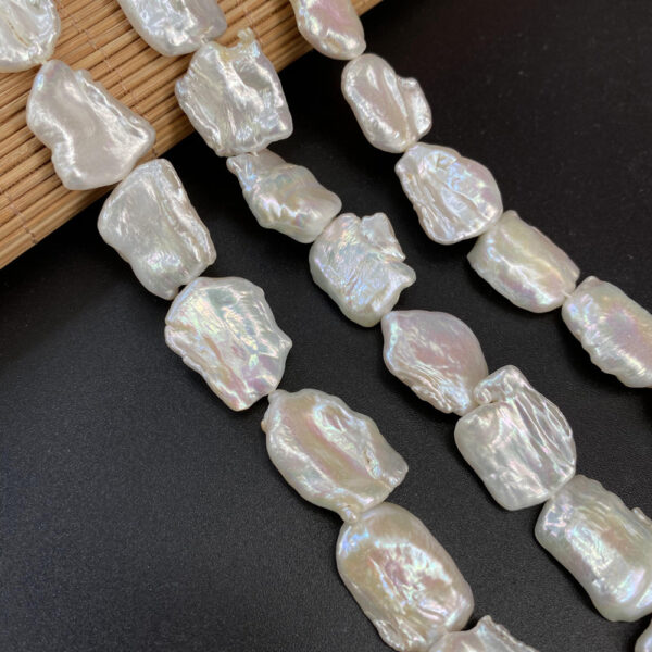 Exquisite Natural Freshwater Square Pearl Beaded DIY Jewelry - Image 2