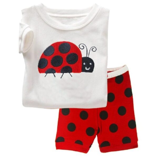 Baby Girl’s Summer Cat Printed Clothing Set - Image 5