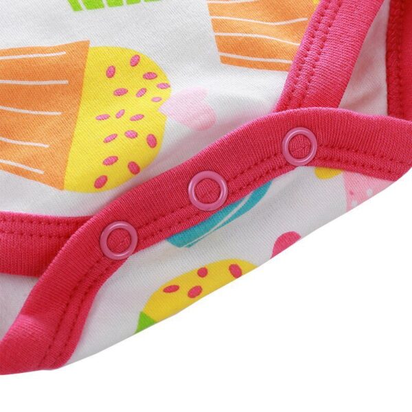 Baby Girl's Bright Cotton Clothes Set - Image 7