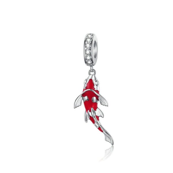 Women's 925 Sterling Silver Fish Shaped Pendant