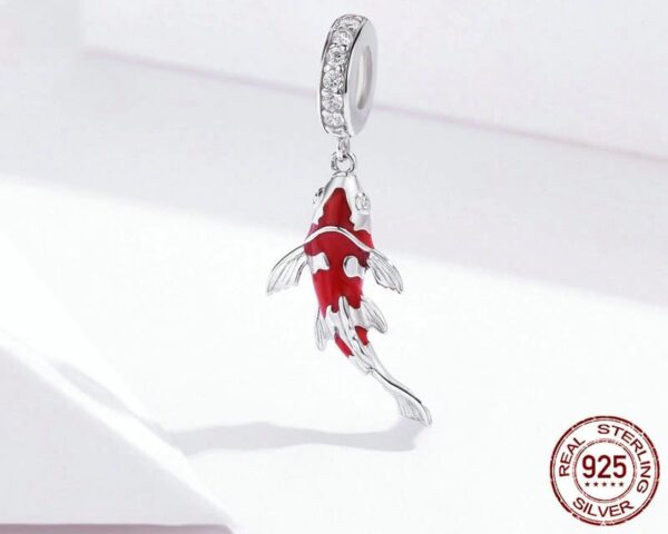 Women's 925 Sterling Silver Fish Shaped Pendant - Image 3