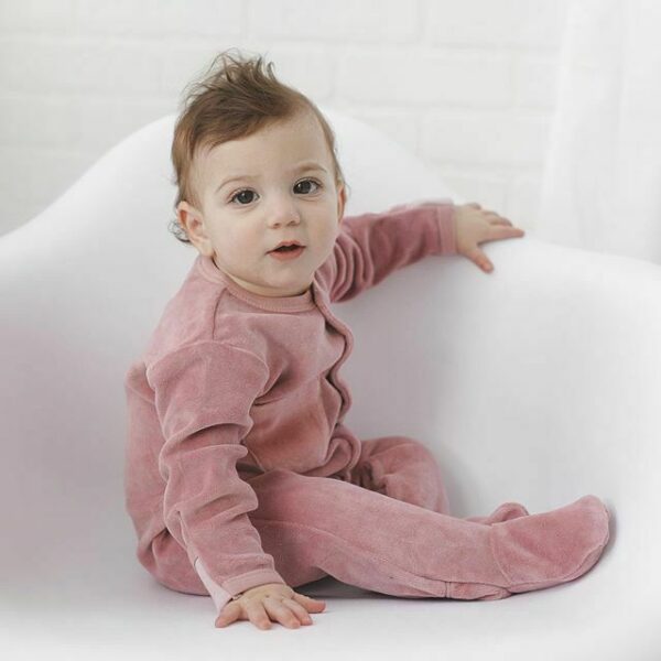 Baby Warm Velvet Romper - Image 2