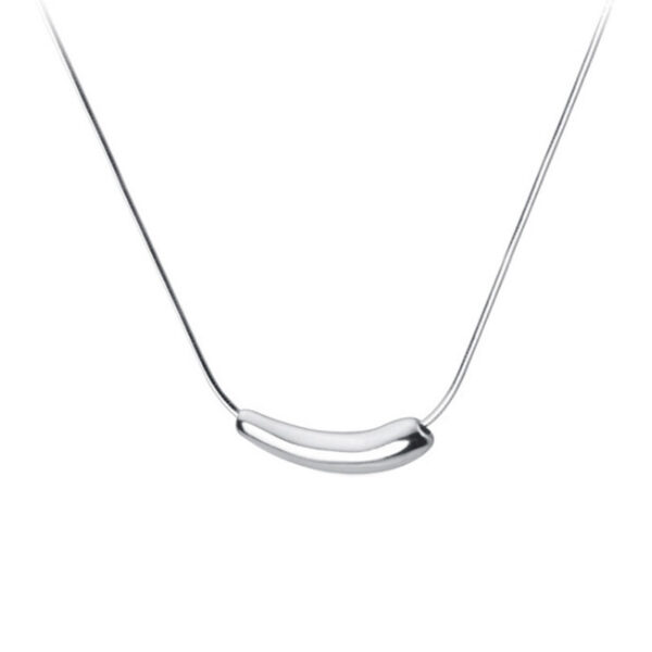 925 Sterling Silver Eggplant Necklace For Women - Image 6