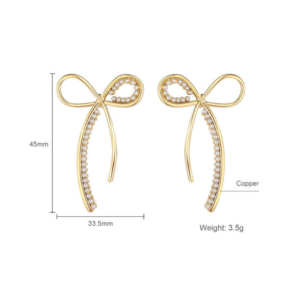Earrings Simple Temperament Inlaid Pearl Ear Hook Earrings - Image 8