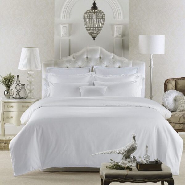 White Hotel Classic Bedding Set 4 Pcs