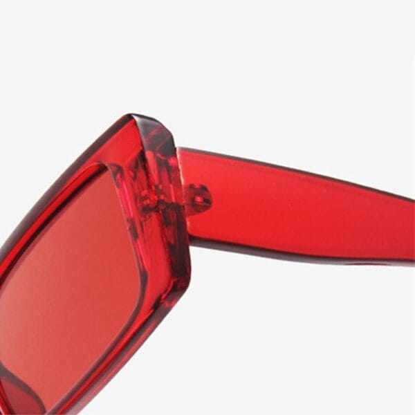 Women's Square Retro Sunglasses - Image 4