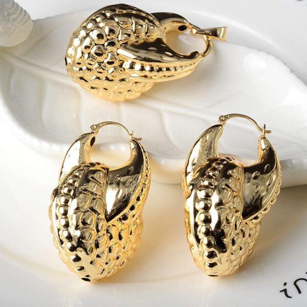 Women's Golden Berry Earrings and Pendent Set - Image 2