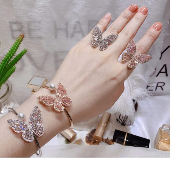 Women's Luxury Butterfly Pearl Jewelry Set