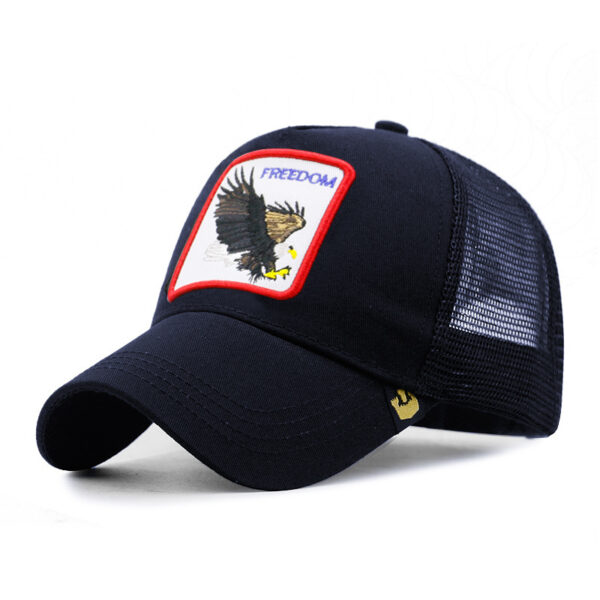 Men's Sunscreen Sunshade Mesh Eagle Pattern Baseball Hat - Image 4