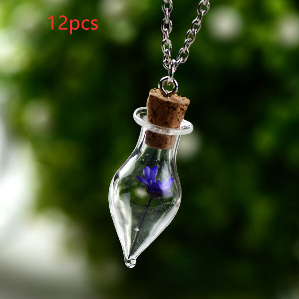 Mason Jar Floral Necklace For Women - Image 2