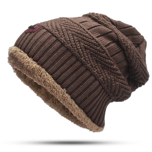 Autumn Winter Hats And Scarves For Men And Women With Velvet Thick - Image 2