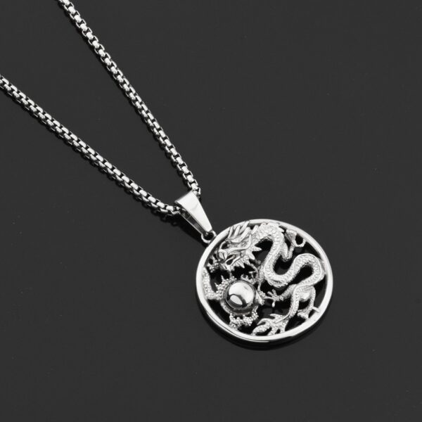 Medusa Ring Dragon Play Pearl Necklace Light Luxury Small Snake Jewelry - Image 7