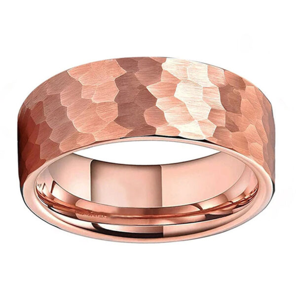 Tungsten Steel Ring Matte Rose Gold Fashion Men - Image 4