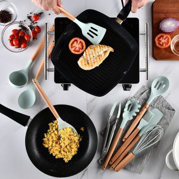 Silicone Detail Cooking Utensils Set - Image 5