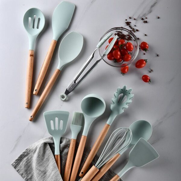 Silicone Detail Cooking Utensils Set - Image 2