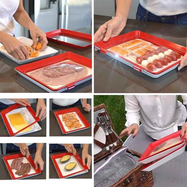 Stackable Food Preservation Tray - Image 2