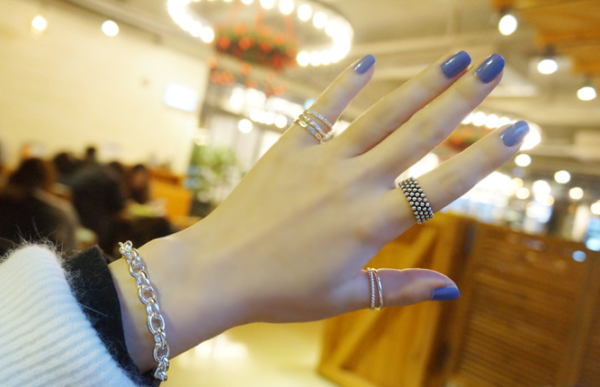 Vintage polka dot ring - Image 3