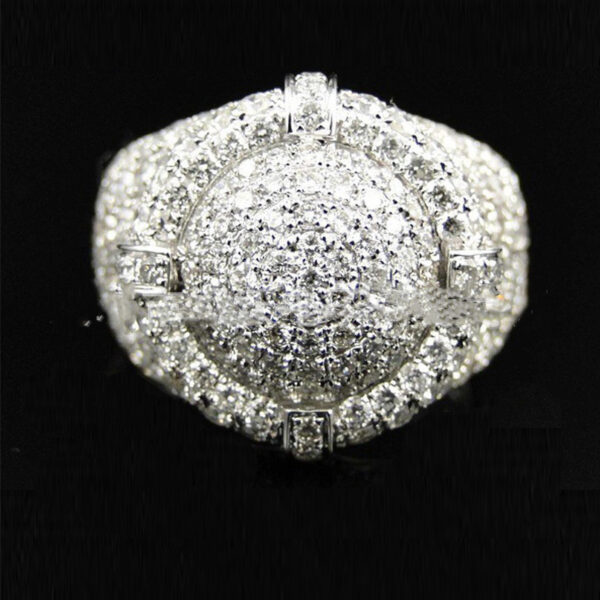 Gemstone Ring Full Diamond Ring Men - Image 2