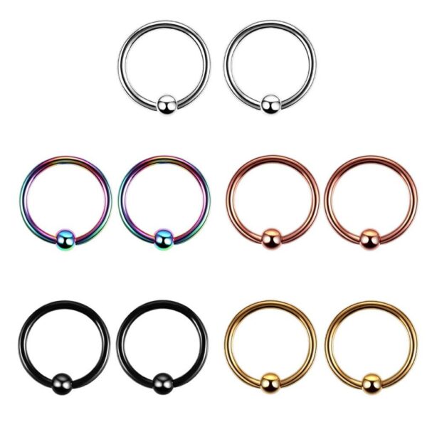 Women Nose Rings of Medical Titanium - Image 2