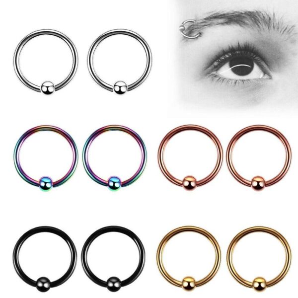 Women Nose Rings of Medical Titanium