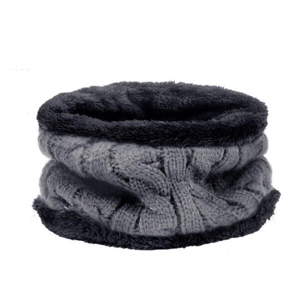 Autumn Winter Hats And Scarves For Men And Women With Velvet Thick - Image 9