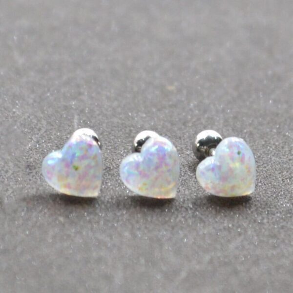 Cute Crystal Heart Piercing for Tongue - Image 4