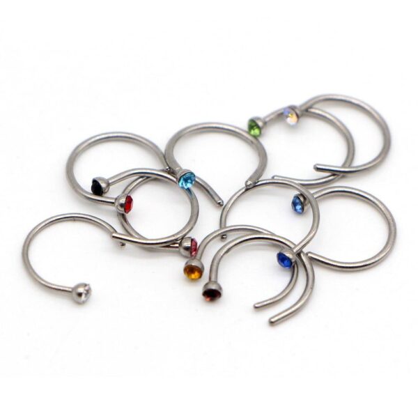 Stainless Steel Labret Piercings - Image 5