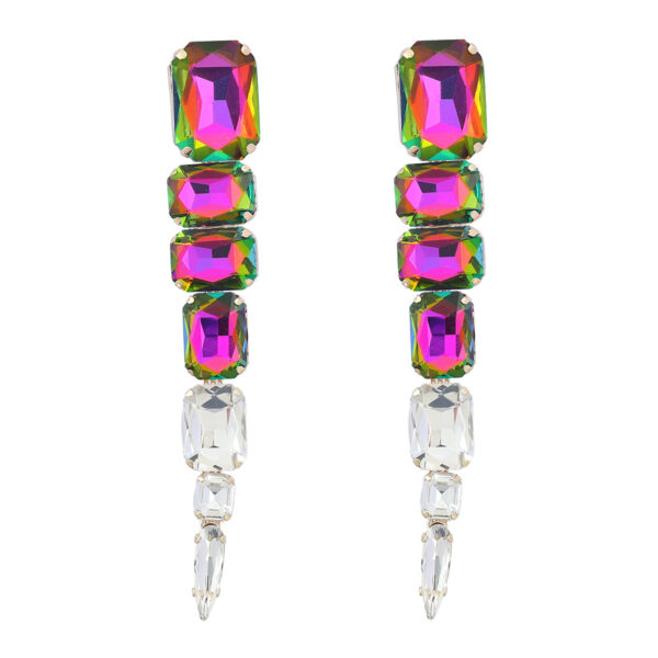 Super Shiny Full Claw Chain Banquet Earrings - Image 6