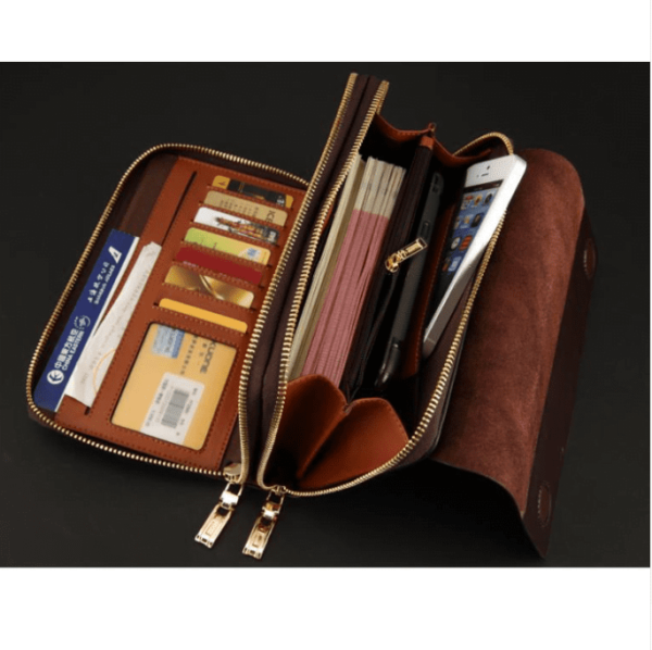 Oil Wax Leather Wallet for Men - Image 4