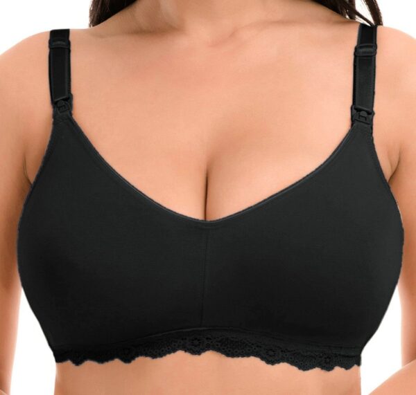 Maternity Full Coverage Breastfeeding Nursing Bra - Image 2