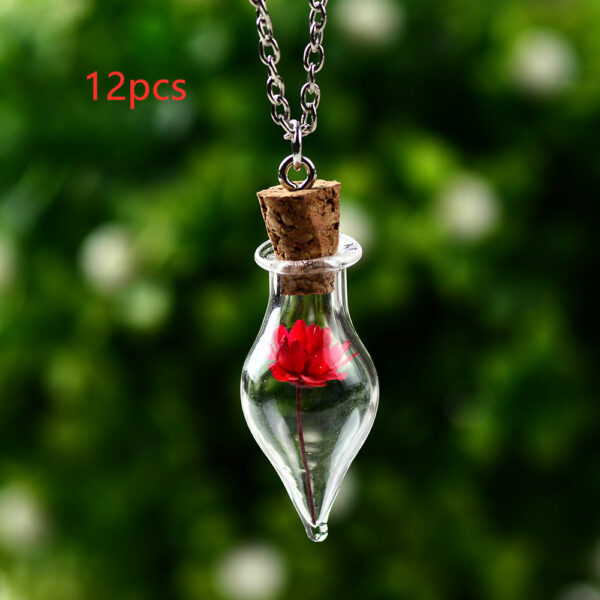 Mason Jar Floral Necklace For Women - Image 6