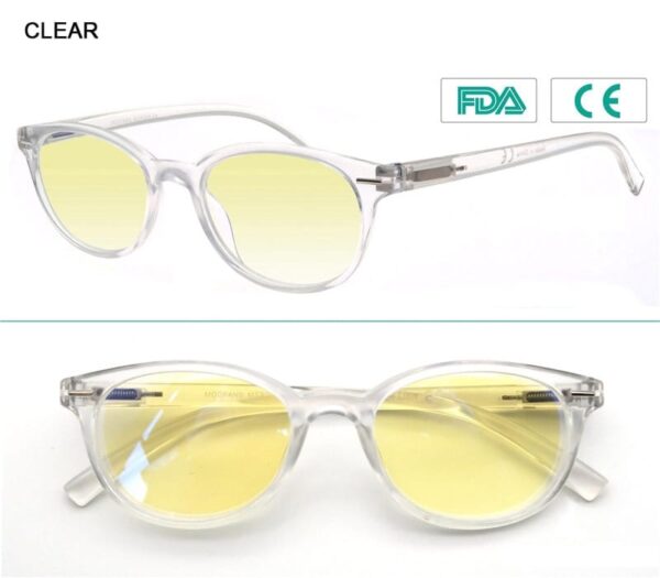 Unisex Anti-Radiation Round Glasses - Image 5