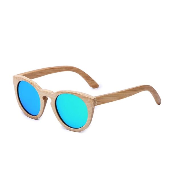 Boho Style Natural Bamboo Frame Women's Sunglasses - Image 5