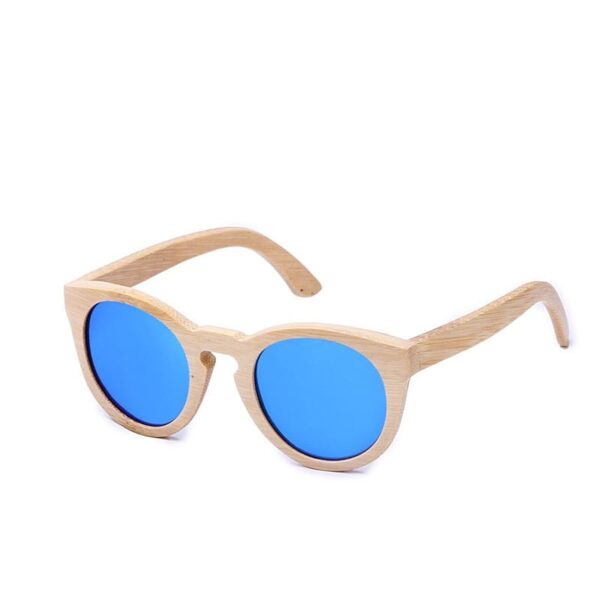 Boho Style Natural Bamboo Frame Women's Sunglasses - Image 7